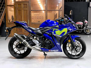 ★土日限定価格★ YZF-R25 RG10J Movistar Yamaha MotoGP Edition 限定車 ★動画★ WR'S製スリップオンマフラー/ETC装備 4663