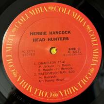 Herbie Hancock Head Hunters レコード LP アナログ ハービー・ハンコック ヘッド・ハンターズ jazz ジャズ_画像3
