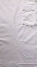 ★UNIQLO U ユニクロ 半袖 Tシャツ ホワイト 140 ポケットTシャツ 無地 クルーネック_画像3