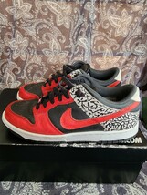NIKE ナイキ　dunk low id nikeid エレファント柄　希少　貴重　26cm 中古　デュブレ by you　ダンクロー　ダンク　_画像3