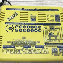 現状品 CapterVision/M CCD-110/M クローズドキャプションデコーダー [S0008]_画像3