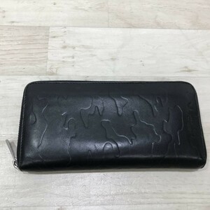 MICHAEL KORS マイケルコース 型押しレザー ブラック 長財布[C1134]