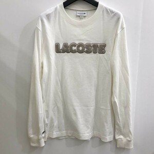 LACOSTE ネームバッヂロングスリーブTシャツ Size:US XS [N8762]