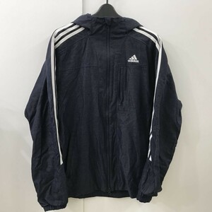 adidas アディダス WIND.RDY ジップアップ パーカー ジャケット ネイビー Size:L [C2819]