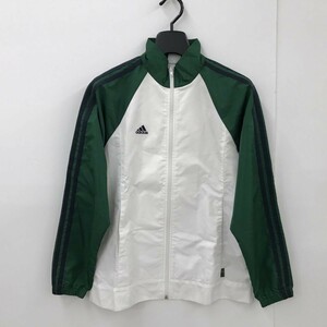 adidas アディダス ジップアップ ウィンドブレーカー グリーン系 Size M スポーツ [N0657]