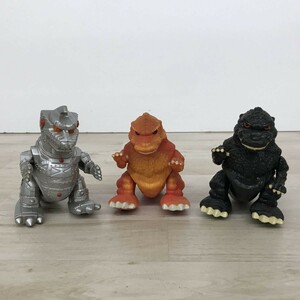 ゴジラ 怪獣王ゴジラ&東宝大怪獣 電動歩行フィギュア３種セット ゴジラ メカゴジラ バーニングゴジラ フィギュア[C3090]