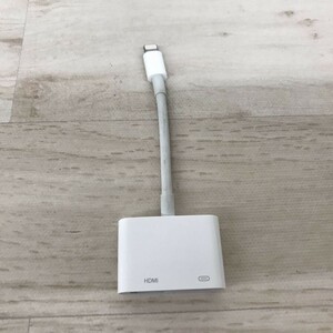 送料185円 ②Apple Lightning Digital AVアダプタ A1438[C4322]