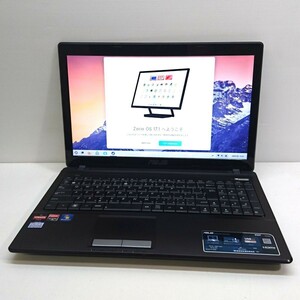 現状品 Linux ASUS 15.6インチ K53TK Zorin/AMD Quad-Core A6-3420M [M8036]