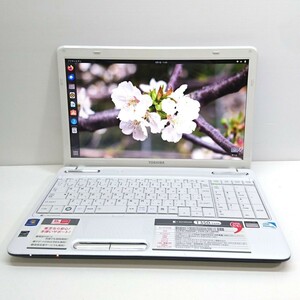 現状品 Linux TOSHIBA 15.6インチ dynabook T350/34AW Ubuntu/Pentium P6100 [M8058]　