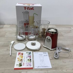 未使用 T-fal ミキサー ミニマルチ BL126G71 ルビーレッド[C4675]