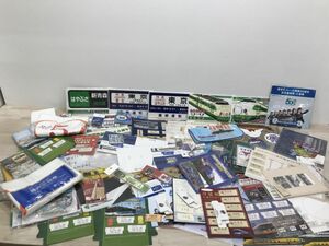 鉄道グッズ まとめて キーホルダー 記念 鉄道 サボ プレート タオル クリアファイル など[C4569]