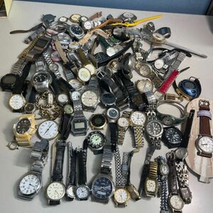 時計　まとめ売り　SEIKO CITIZEN MU SPORTS J.HARRISON オメガ　ROLEX 約100個　ジャンク品