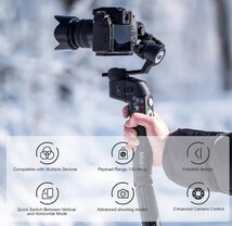 [新品] MOZA MINI-P 手持ち3軸スタビライザー ジンバル 小型ミラーレス デジタルカメラ . Bluetooth APP制御 日本語説明書_画像4