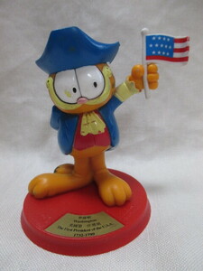 即決★Garfield ガーフィールド　フィギュア　PVC　台付き☆ワシントン　Washington/USA キャラクター　アメトイ