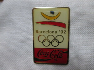 ★USA　アメリカ　バルセロナオリンピック　バルセロナ五輪　コカ・コーラ　ピンバッジ PINS ピンズ