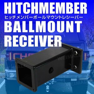 ヒッチメンバー レシーバー 牽引 トレーラー ジェットスキー バスボート 50mm 50×50ｍｍ角 ヒッチ 50ミリ用 牽引強化