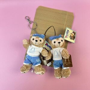 ハワイ アウラニ ダッフィー キーチェーン & マグネット セット ディズニーWDW Hawaii Aulani Disney Duffy Bear Plush Keychain Magnet