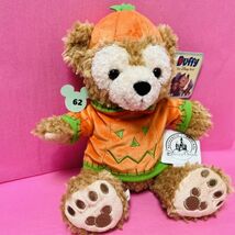 #62 ハロウィーン パンプキン ダッフィー 12インチ ぬいぐるみ WDW DLR Halloween Duffy the Disney Bear US ディズニー パーク_画像2