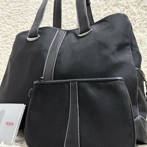 A4収納/美品 トゥミ TUMI メンズ トートバッグ ビジネスバッグ ブリーフケース 3室 肩掛け 多収納 バリスティックナイロン レザー 書類鞄