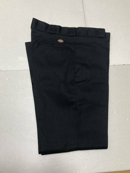 未使用品　ディッキーズ Dickies 874 オリジナルフィット　W34×32 黒ワークパンツ チノパン ボトムス