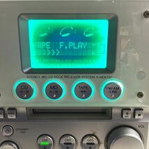 k5323 Pioneer XR-MDX737S パイオニア ミニコンポ CD MD カセット テープ ラジオ スピーカー リモコン AV 音楽 家電 動作確認済 ジャンク_画像4