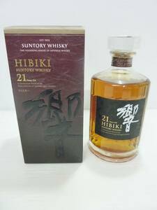 V5182ta 未開封 未開栓 SUNTORY サントリー 響 21年 700ml 箱付 ウイスキー