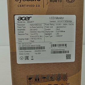 [B8A-65-005-3] Acer エイサー NITRO QG1 ゲーミングモニター 未開封の画像4