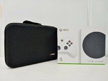 [B4A-65-031-2] マイクロソフト XBOX Series S 512GB SSD 1883 専用ケース+箱有り 動作確認済み 中古_画像1