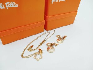 [19C-65-002-1] Folli Follie フォリフォリ ピアス＆ネックレス セット