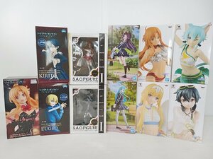 [BC-1-2] ソードアート・オンライン SAO アニメ ゲーム ノベル プライズ フィギュア まとめ売り 未開封 アスナ キリト ユージオ シオン