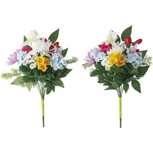 【即納】お花屋さんが考えたお供え花 2束組 コジット お供え花 造花 仏花 仏壇 花 お墓 枯れない花 仏具 一対 水替え不要 花受け付