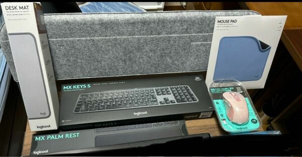 logicool MX KEYS S SIGNATURE M750L ワイヤレスキーボード　マウス　ロジクール　美品　無線