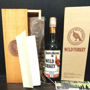 WILD TURKEY ワイルドターキー８年 プルーフ101 旧ボトル未開封木箱ギフトボックス1式