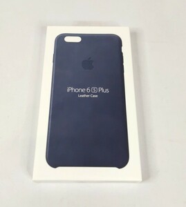 送料無料◆ Apple アップル 純正 iPhone 6 Plus / 6S Plus レザーケース カバー ミッドナイトブルー MKXD2FE/A