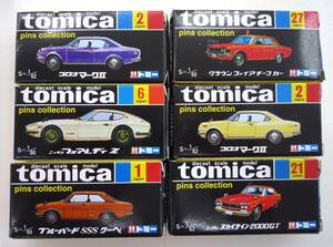  Tomica pin bachi collection Pins collection 6 kind set present condition goods 