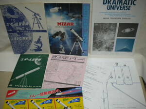 old saec metal mi The -ru catalog . leaflet *mi The -ru telescope / Mill ton microscope * passing of years storage goods dirt equipped 