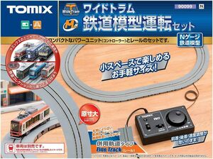11.7 x 1.5 x 2.9 cm TOMIX Nゲージ ワイドトラム鉄道模型運転セット 90099 鉄道模型 レールセット 