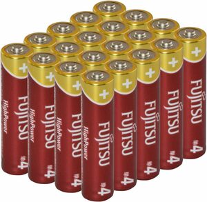 単4形 【日本製】 ファイン 富士通 アルカリ 乾電池 災害救助用品 単4形 1.5V FUJITSU BATTERIES 長期保