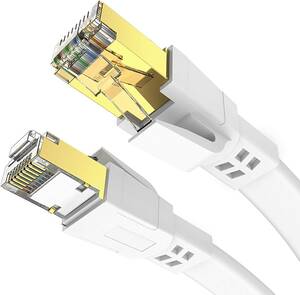 ホワイト 30M LANケーブル 30m CAT8 Soohut 高速 lanケーブル 40Gbps/2000MHz ランケーブル