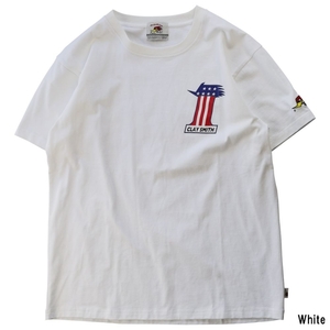 【在庫あり 即納】クレイスミス Mサイズ NUMBER Tシャツ CSY-3909 White M コットン (送料無料)