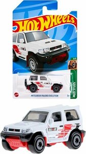 即決☆☆MITSUBISHI PAJERO EVOLUTION RALLI ART パジェロ エボリューション ラリーアート HNK59 ホットウィール Hot Wheels