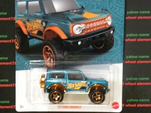 即決☆☆'21 FORD BRONCO フォード　ブロンコ　ホットウィール Hot Wheels