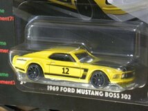 即決☆☆1969 FORD MUSTANG BOSS 302 フォード　マスタング　ボス302 VINTAGE RACING CLUB ホットウィール Hot Wheels_画像4