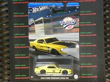 即決☆☆1969 FORD MUSTANG BOSS 302 フォード　マスタング　ボス302 VINTAGE RACING CLUB ホットウィール Hot Wheels_画像2