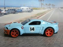 即決☆☆ルース 2014 CUSTOM MUSTANG GULF カスタム　ムスタング　CAR CULTURE プレミアムモデル HOT WHEELS　_画像8