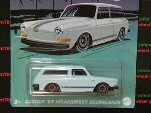 即決☆☆CUSTOM '69 VOLKSWAGEN SQUAREBACK ホットウィール Hot Wheels