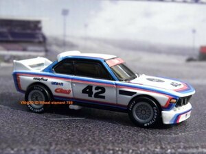 即決☆☆'73 BMW 3.0 CSL RACE CAR PREMIUM メタルシャーシ、リアルライダー ルース ホットウィール Hot Wheels☆