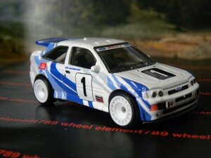 即決 ルース☆☆'93 FORD ESCORT RS COSWORTH TEAM FORD フォード　エスコート　コスワース プレミアモデル　HOT WHEELS ホットウィール