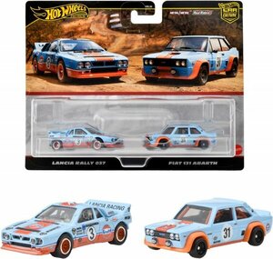 即決☆☆ランチア ラリー 037 / フィアット 131 アバルト LANCIA RALLY 037 / FIAT 131 ABARTH Hot Wheels プレミアム 2パック☆☆