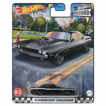 即決☆☆ '70 ダッジ ヘミ チャレンジャー '70 DODGE HEMI CHALLENGER ブールバード HKF25 　プレミアムモデル HOT WHEELS ホットウィール_画像7